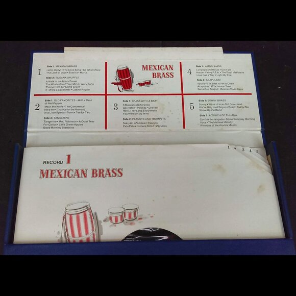 Readers Digest Mexican Brass Happy Hits Record Vinyl LP Box Set 5 Records - Picture 4 of 7